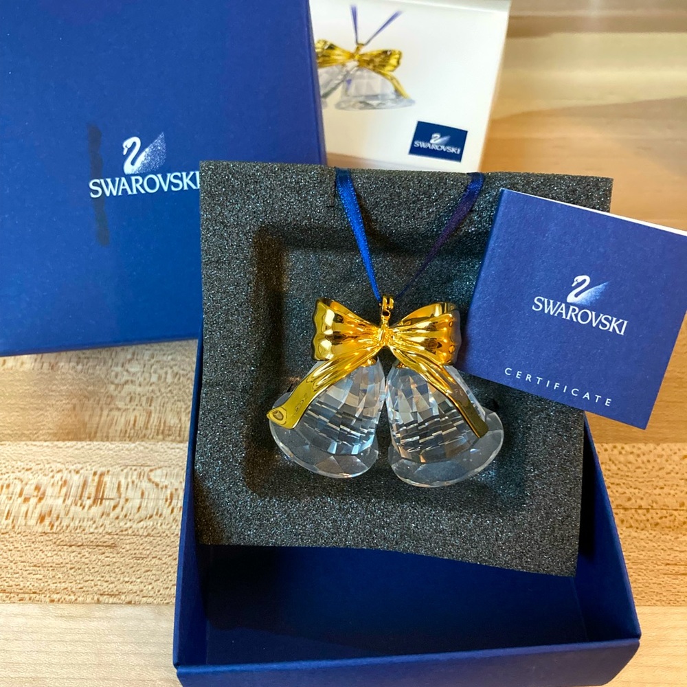 Swarovski Gold Classic Bells Ornament